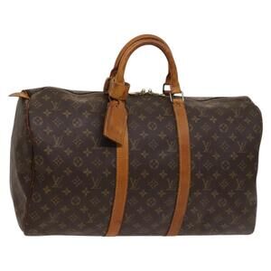 LOUIS VUITTON Monogram Keepall 50 Boston Bag M41426